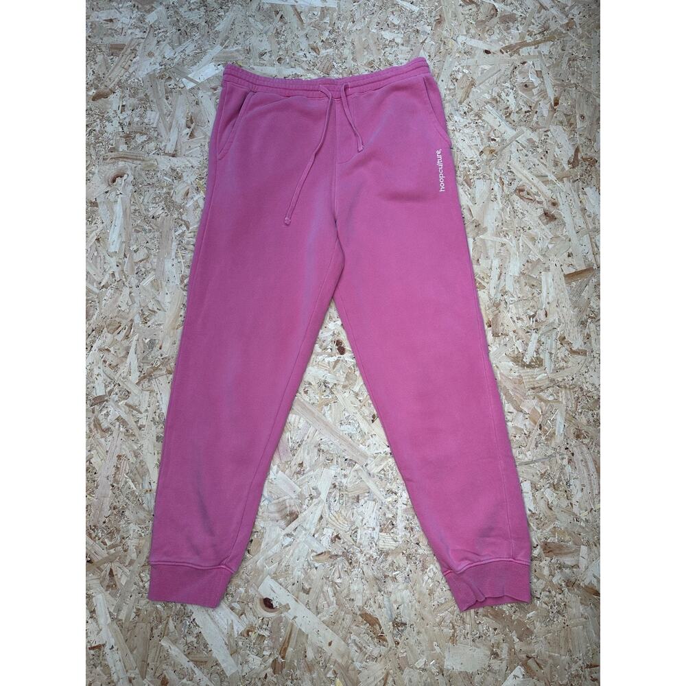 Hoopculture Mens Pink Logo Jogger Pant Sz XL